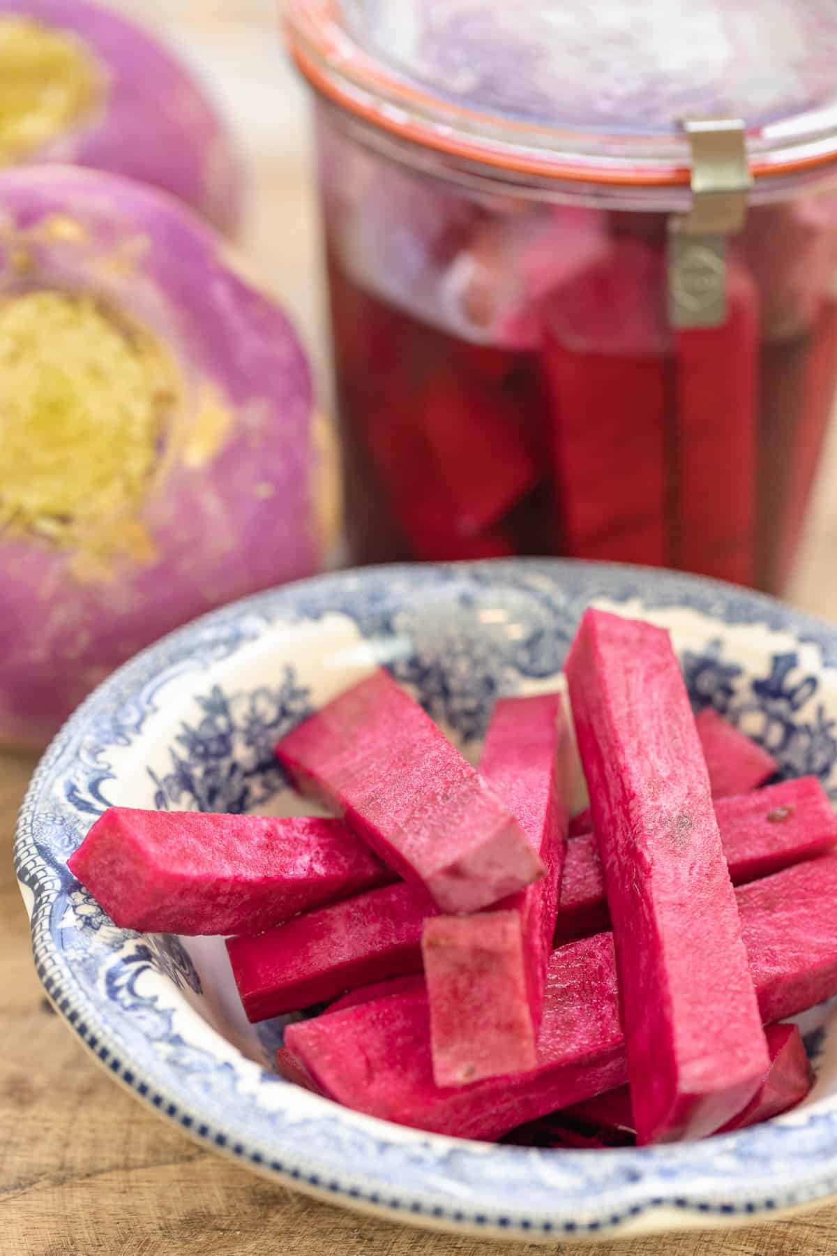 Homemade Pink Pickles: Tangy Turnips in Just 5 Days